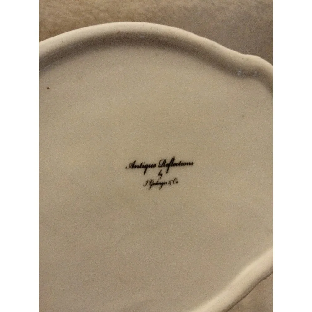 Godinger Porcelain Pear Pink White Teapot - Picture 7 of 7